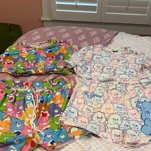 Care Bear short sets (2) women’s xl